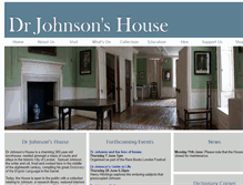 Tablet Screenshot of drjohnsonshouse.org